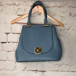 Brand New Light Blue Leather Purse